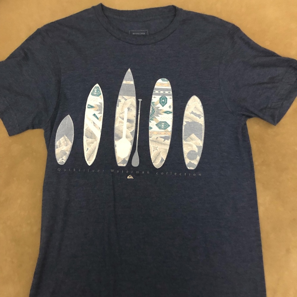 Quicksilver Waterman Collection Blue T-Shirt